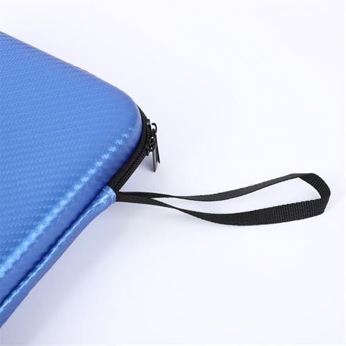 Pingpong Paddles Case Hard Shell Table Tennis Paddle Storage Bag Easy to Carry Great Lovers Pingpong Hard Case Bag for Training and Travel - color: Black