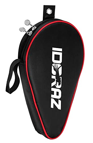 Double Ping Pong Paddle Case - Best Table Tennis Paddle Cover for Your Rackets - Waterproof Material Bag