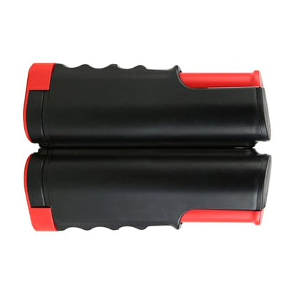 Portable Pingpong Net Table Tennis Set with Retractable Professional Tennis Accessories Portable Set - color: black red