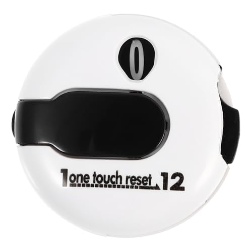 Abaodam Outdoor Score Portable Stroke Counter for Golf White No Battery Needed Easily Attachable to Belt Compact Design for Golf Enthusiasts