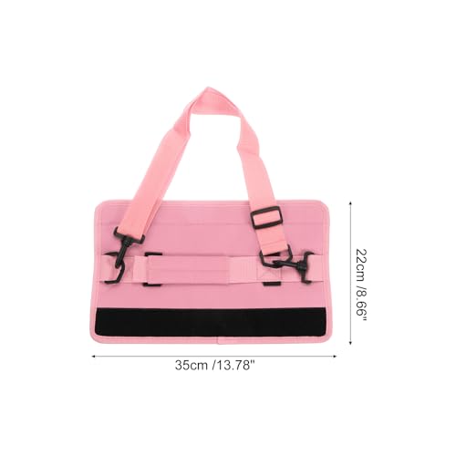 PATIKIL Lightweight Carry Bag, Mini Golf Club Bag with Adjustable Strap for Men Women Golfer Pouch Driving Range Carrier Course Training Practice Case - color: Pink