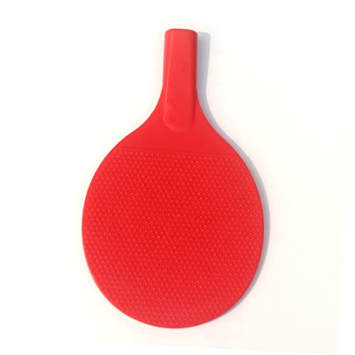 BESPORTBLE 2 Sets Table Tennis Racket Set with Balls Lightweight Plastic Outdoor Pong Paddles for Beginners Parent Play Safe Smooth Edges Red Blue