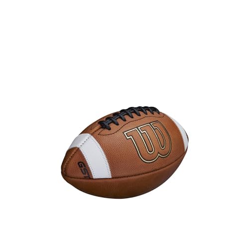 WILSON GST Leather Game Football - style: Pee Wee