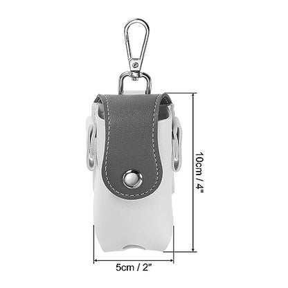 PATIKIL Golf Ball Waist Bag, Golf Ball Carry Pouch with Tee Holder, Buckle, Clip for Women Men Belt Golf Storage - color: Gray