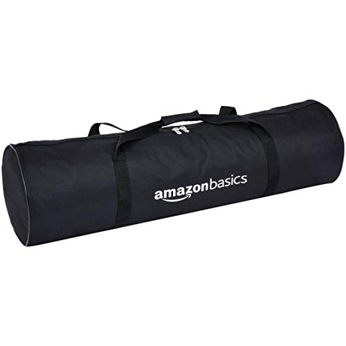 Amazon Basics Portable Outdoor Volleyball and Badminton Combo Set with Sturdy Poles and Storage Bag