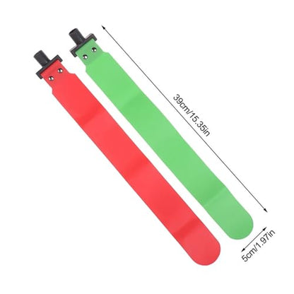 Flag Football Belts 2Pc Adjustable Soccer Rugby Flag Tag Waist Strap Football Match For Training Competition(White)