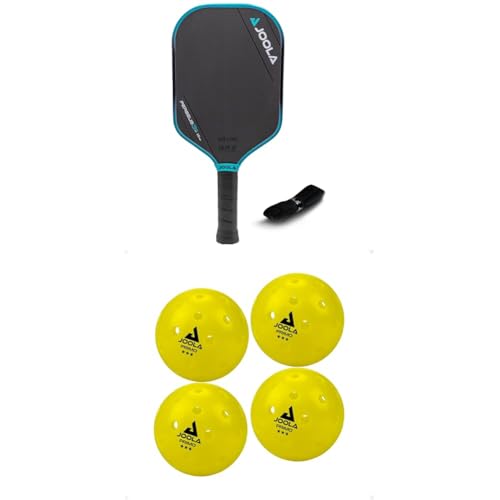 JOOLA Ben Johns Perseus 3S 16mm Pickleball Paddle w/Propulsion Core, Charged Carbon Surface, Elongated Shape, Large Sweet Spot, NFC Chip, USAPA Certified + JOOLA Primo Indoor/Outdoor Pickleball Balls