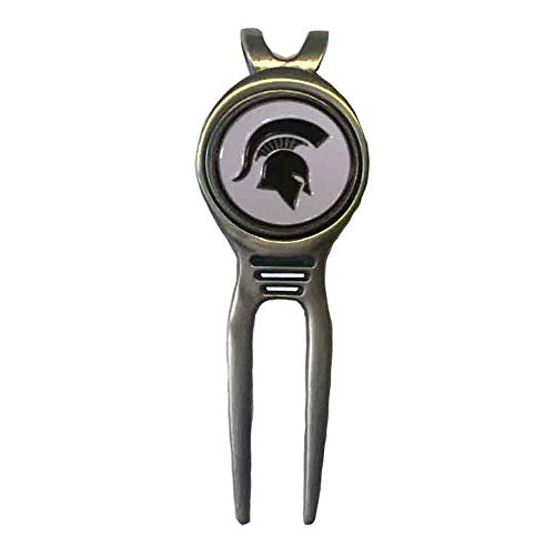 Divot Repair Tool Removable Magnetic Ball Marker-Best Divot Fixer - style: MICHIGAN STATE SPARTANS