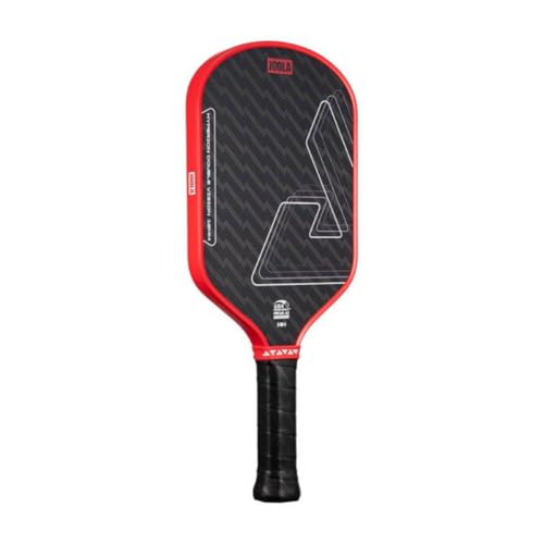 JOOLA Double Vision 16mm Pickleball Paddle - Signature and Standard Shape - Aramid Surface for Softer Responsive Touch - SK Film for Reduce Vibration - USAP Approved - NFC Chip Enabled - color: Blaze Red, size: Hyperion