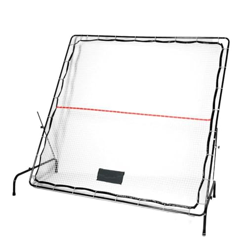 Tennis Rebounder Net - 81.1"x41.3"x78.7" Solo Practice Wall with Waterproof Iron Frame & PP Net for Backyard, School, Park