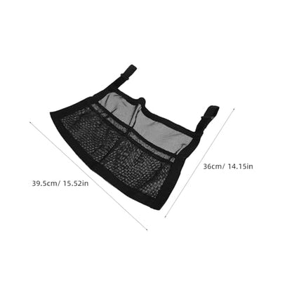 Ping Pong Paddle Mesh Bag - Hanging Mesh Pouch with Pockets for Table Tennis Paddle and Balls - Sports Storage Net Organizer for Gym Clubs Holiday Event