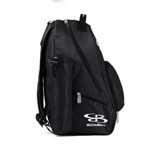 Boombah Tyro Baseball/Softball Bat Backpack - 20" x 15" x 10" - Holds 2 Bats up to Barrel Size of 2-5/8" - color: Black