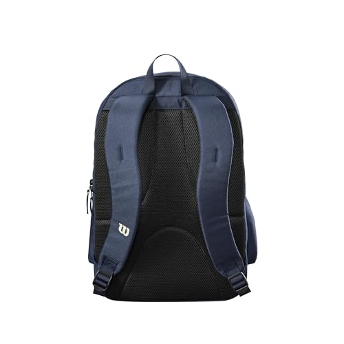 WILSON 2025 Team Tennis Racket Bags - color: Navy/Red, size: Holds up to 2 Rackets