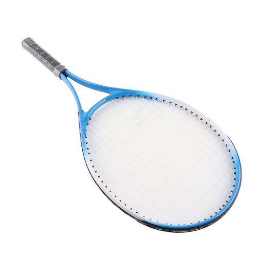 Drfeify 27 Inch Tennis Racket with Lightweight Aluminium and Ergonomic Handle for Adults and Beginners - color: Blue