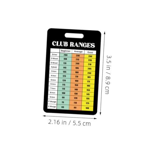 Veemoon 12sheet Golf Distance Chart Score Counter Cards Accurate Golf Scorecards for Skill Levels Easy Reading Portable Design