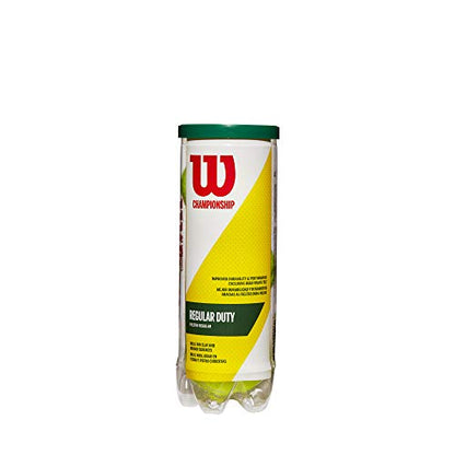 WILSON Championship Tennis Balls - size: Single Can (3 Balls), style: Regular Duty