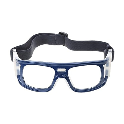 Sports Goggles Glasses for Men Women Racquetball Basketball Football Protective Glasses Shock Lens - color: Navy Blue