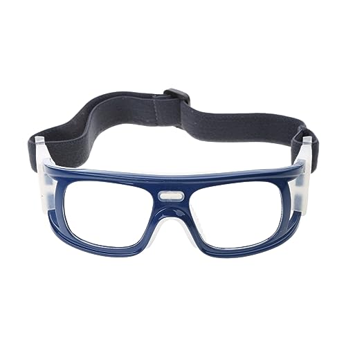 Sports Goggles Glasses for Men Women Racquetball Basketball Football Protective Glasses Shock Lens - color: Navy Blue
