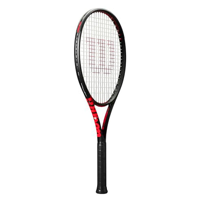 Wilson Clash 108 V3 Strung Adult Performance Tennis Racket - Grip Size 1-4 1/8", Strung with Sensation 16 Natural at Mid Range Tension
