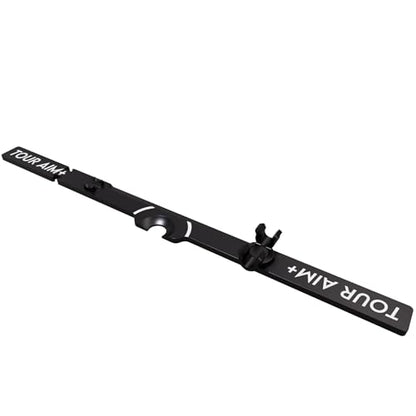 Tour Aim + Alignment Stick Adapter — Perfect Your Aim, Alignment, Face Angle, and Ball Position. Use Real Golf Tees of Mats.