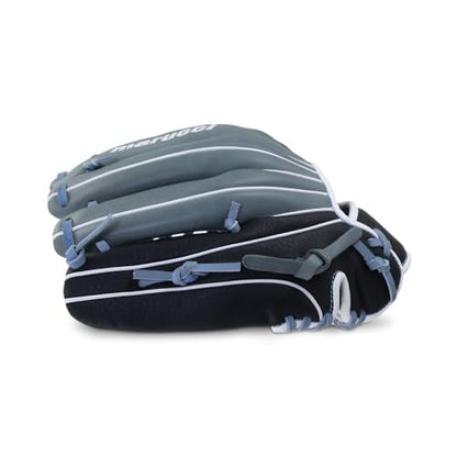 MARUCCI Youth Caddo Fastpitch Glove Series - color: 12" - GRAY/COLUMBIA BLUE, style: OUTFIELD