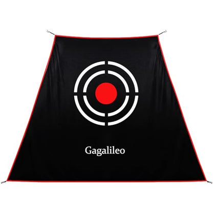 Gagalileo Golf Target Cloth: Protective Net Portable Easy Setup with S-Hooks & Ropes Indoor Outdoor Practice All Golfers Training Accuracy for Backyard Garage - size: 7.9x5x4.3FT