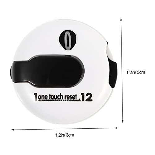 Portable Golf Score Keeper with Clip Lightweight Stroke Counter for Hats Gloves and Bags Durable Design for Easy