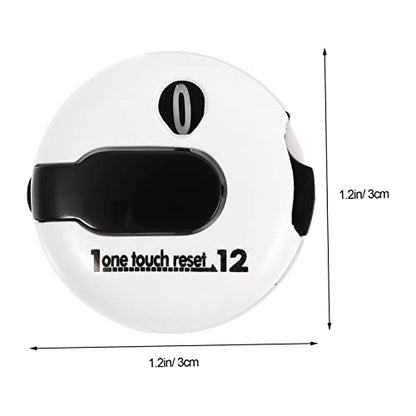 Portable Golf Score Keeper with Clip Lightweight Stroke Counter for Hats Gloves and Bags Durable Design for Easy
