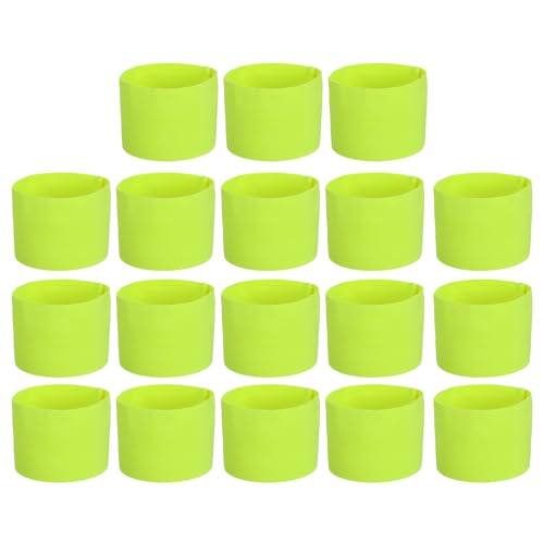 PATIKIL Soccer Captain Armband, Captain Arm Bands for Soccer Elastic Captain Arm Band Sports Captain Armbands for Youth Adult Football Team Training - color: Fluorescent Yellow