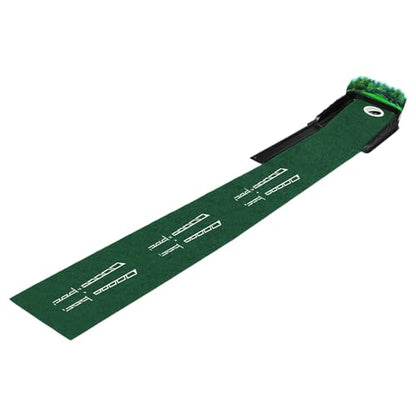 Authentic Golf Putting Practice Mat Automatic Ball Return and Direction Line for Real Green Feel Indoor Outdoor Training Automatic Balls Return Putting Practice Mat