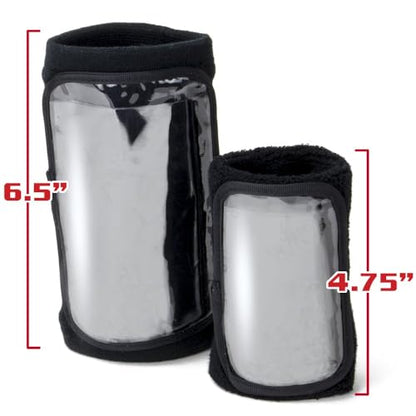 Crown Sporting Goods Football Quarterback Triple Insert Playbook Wristband, Multi-Sport Play Holder