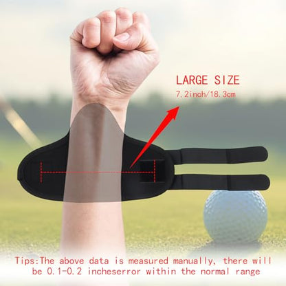 1-Pack Golf Wrist Brace - Neoprene Golf Wrist Training Aid - Comfort Golf Swing Training Aid - Hand Gesture Practice Tool for Golf Beginners - Golf Swing Trainer for Proper Wrist Alignment