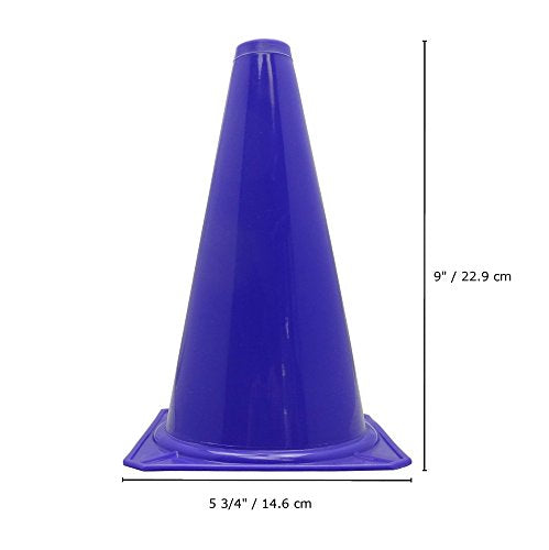 BlueDot Trading Agility Cones - color: Purple, style: 12 Pack