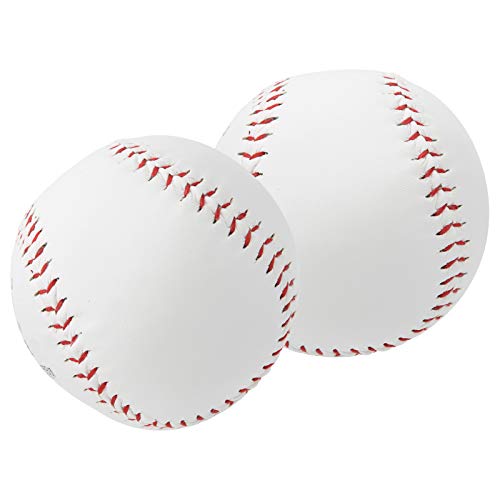 12in Softball Ball, PU Hand Sewing Sawdust Filled for Softball Training