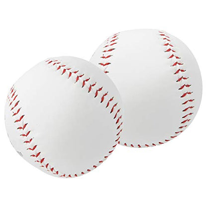 12in Softball Ball, PU Hand Sewing Sawdust Filled for Softball Training