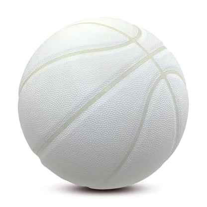 MINDCOLLISION Size 5/6/7 No Logo Basketball, Solid Color Basketball, Can Be Used for Autographs, Clubs, Training, Event Prizes - size: size 6