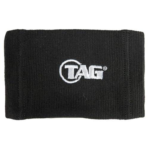 TAG Youth Wrist Coach, Five Window, Baseball Soccer Football Play Coach Playbook Quarterback Wristband, Black