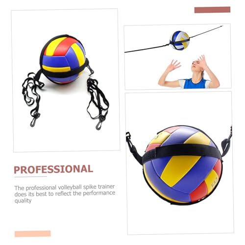 1set Volleyball Hitting Trainer Made Volleyball Spike Training Strap Practice Equipment for Boys and Girls
