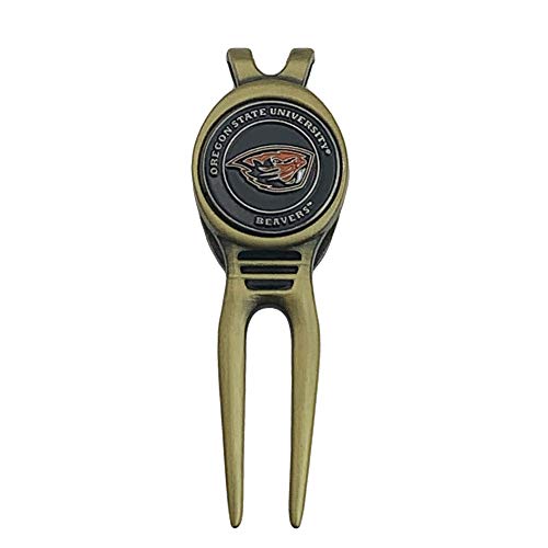 Divot Repair Tool Removable Magnetic Ball Marker-Best Divot Fixer - style: OREGON STATE BEAVERS