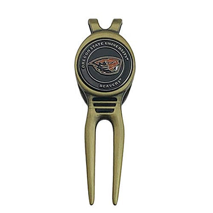 Divot Repair Tool Removable Magnetic Ball Marker-Best Divot Fixer - style: OREGON STATE BEAVERS