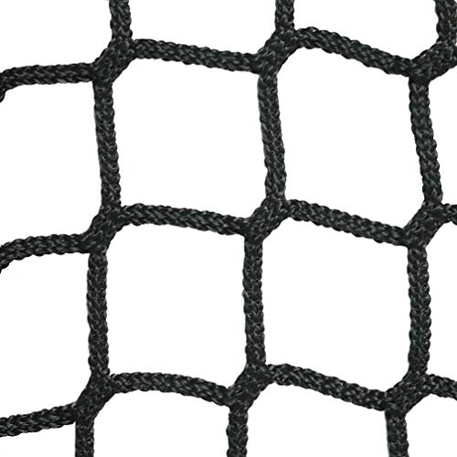 Aoneky Polyester Baseball Backstop Net, Heavy-Duty Knotless Mesh for Hitting & Pitching, UV & Weather Resistant Barrier with Rope Border (Softball, Training, Outdoor) - size: 10x20ft