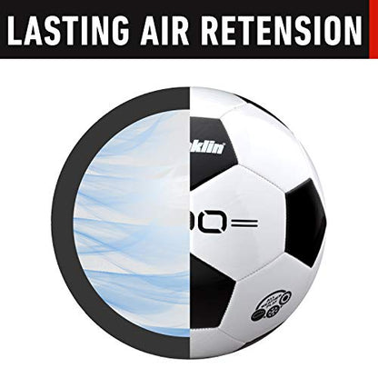 Franklin Sports Soccer Balls - Youth & Adult - Sizes 3, 4 & 5 - Single & Bulk Packs - Black & White - style: Size 5 - 1 Inflated Ball