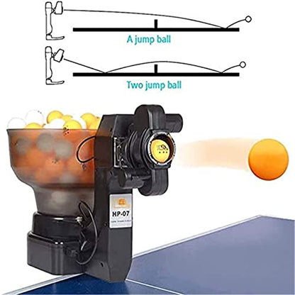 Table Tennis Robot Ping Pong Ball Machine Serves,with 36 Different Spin Balls, 40mm Regulation Ping Pong Balls Automatic Table Tennis Machine