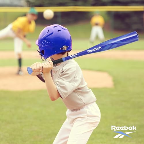 Reebok - T Ball Bat, 26-Inch Aluminum Bat for Kids & Youth, Baseball Bat for Practice, Training, and Beginners (Blue) - color: Blue