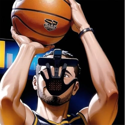 Face Guarding Basketball Shooting Defensive Mask, Eye-Blocking Shooting Training Mask，Basketball Game Training Equipment