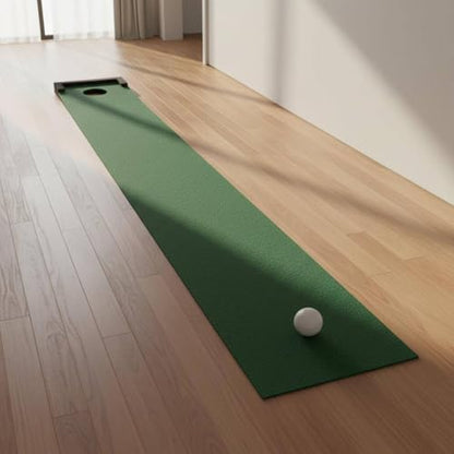predolo Golf Putting Mat Non-Slip Putting Practice Mat Flannel Surface Athletic Gear for Golfers, Beginners, Home, Office, Outdoor