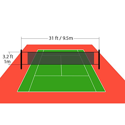 Outdoor Volleyball Net - 32x3 Feet Portable for Backyard & Pool