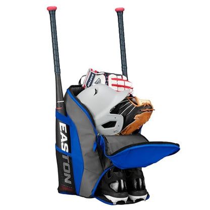 Easton Dugout Backpack Equipment Bag | Baseball & Softball | Multiple Colors - color: Royal