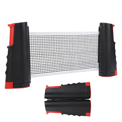 LIZEALUCKY Retractable Portable Table Tennis Net Telescopic Grid Racket for Outdoor Sports