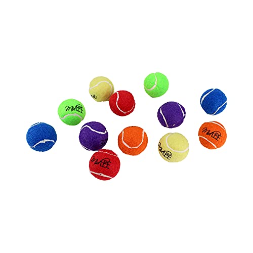 Midlee X-Small Dog Tennis Balls 1.5" Pack of 12 (Solid, 1.5 inch) - color: Multicolored